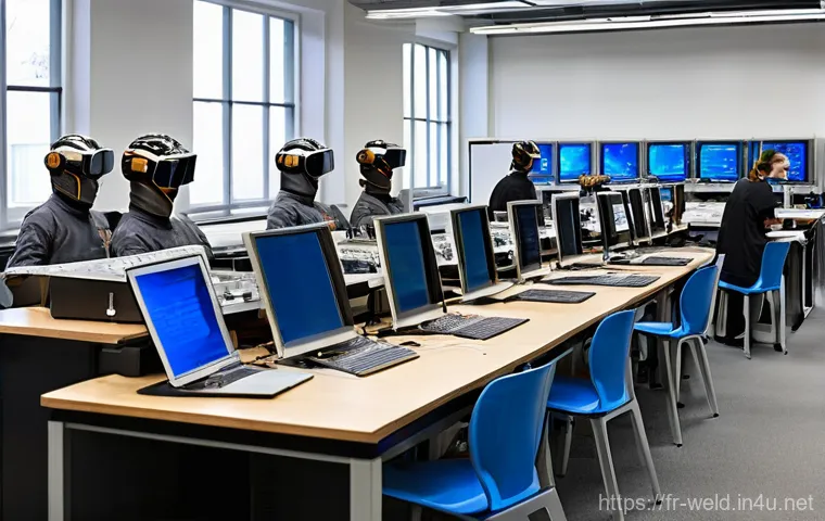 용접 관련 학술자료 찾는 법 - **Prompt:** A determined, professional-looking female researcher, aged around 30, with neatly styled...