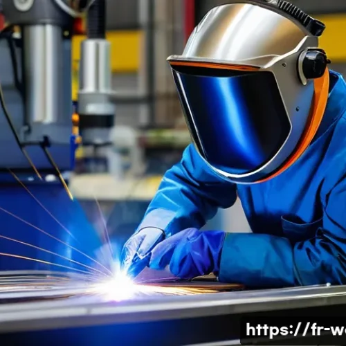 Home 31 특수 용접 기술 배우기 - **Prompt 1: Precision Laser Welding in a French Aerospace Facility**
"A highly skilled female we...